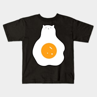 egg-cat.  cat lover Kids T-Shirt